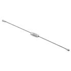 5Pcs Stainless Steel EDC Aircraft Cable Wire Loop Tag Key Chain Ring Screw Lock