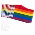 20PCS Rainbow String Flag Gay 5.5M +3x flag Lesbian Pride LGBT Mardi Gras Banner
