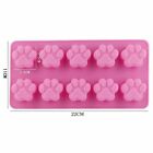 3PCS Silicone Puppy Dog Bone Baking Molds Ice Chocolate Biscuit Cookie Cake Mold