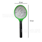 2x Electric Bug Zapper Tennis Racket Mosquito Fly Swatter Insect Killer Handheld