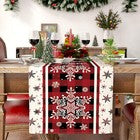 Christmas Table Runner Tablecloth Christmas Home Dinning Table Flag Xmas Decor