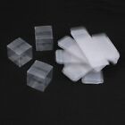 200pcs CLEAR PVC Gift Boxes Plastic Cube Transparent Display Case Square Box Pac
