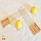 120PCS BBQ Metal Skewers Stainless Steel Flat Needle Barbecue Tools Kebab Stick