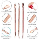 3pcs Cuticle Peeler Scraper Remove Gel Nail Polish and Pusher Spoon Nail Cleaner