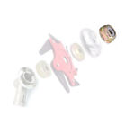 10Pcs M10x1.25 Left Hand Thread Locking Nut For Strimmer Brush Cutter Trimmer