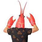 Funny Crab Lobster Claws Gloves Headdress Cosplay Party Latex Novelty Toy Set