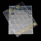 20x 30 Pockets Coin Holder Folder Pages Sheets For Collection Album Storage HOT