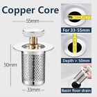 Universal Bathroom Sink Plug Pop-Up Stopper Wash Basin Core Bounce Drain Filter