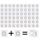 20Pairs Magnetic Snap Invisible Hidden Sew Magnet Fastener Handbag Clothing AUS