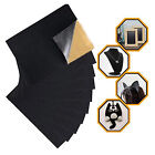 5x Black Felt Fabric Adhesive Sheets Multipurpose Velvet Sheet Sticky Glue Back