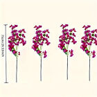 2X Silk Bougainvillea Branches Bougainvillea Artificial Flowers Iron Wire Stem
