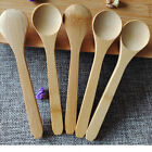 20PCS Natural Eco-friendly Small Wooden Spoon Scoop Mini Kids Safe Tableware AUS