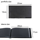 2X Black BankNote 20 Pages Album Stock Collection Storage Currency Holder Pocket