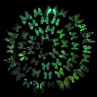 24PCS Luminous Butterfly Design Decal Art Wall Stickers Room Home Decoration AU