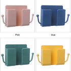 8PCS Wall Mounted Phone Remote Control Stationery Holder Storage Box Organizer