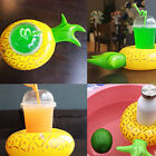 12X Inflatable Floating Drink Cup Can Beer Holder Bath Beach Party