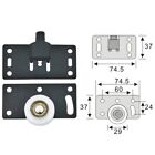 2sets Concave Wear Resistant Sliding Door Roller Closet Wardrobe Nylon Wheel AUS