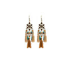 Chic Bohemian Dreamcatcher Tassel Earrings Geometric Design Women's Jewelry AU