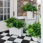 18Pcs Outdoor Artificial Plants UV Resistant Real Touch Fake Greenery Stems Faux