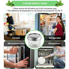 12 PCS Glass Jars with Lid Small Food Candy Storage Mason Jam Bottle Containe