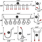 114PCS Pegboard Hooks Set Bins Peg Board Wall Hanger Garage Organizer Workshop
