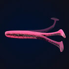 20X Soft Plastic Fishing Lures 70mm Paddle TAIL FLATHEAD Bream Bass Cod Lure New