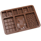 Cake Bake Cook Silicone Mold Bar Break Apart Choc Block Ice Tray Chocolate Mould