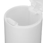 Small Plastic Desktop Storage Box with Lid Organizer Bucket for Office Home Use