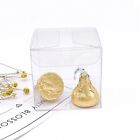 200pcs CLEAR PVC Gift Boxes Plastic Cube Transparent Display Case Square Box Pac