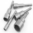 9PCS Power Nut Driver Drill Bit Set Metric Socket Wrench Screw 1/4