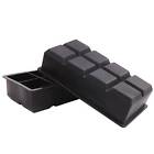 2x 8 Grids Whiskey Silicone Maker Ice Cube Tray Mould Large Mold Giant Square
