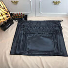 1x Black Satin Silk Storage Bag Drawstring Dust-Proof Pouch Pack Portable HotBag