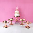 2 Tiers Mirror Top Cake Stands Rack Metal Cake Holder Wedding Party Display AUS