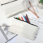 10PCS Canvas Zipper Pouch Bags Canvas Makeup Bags Pencil Case Blank DIY Craft