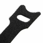 200PCS Magic Cable Ties Reusable Hook and Loop Cable Ties Organiser Cords Black