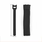 200PCS Magic Cable Ties Reusable Hook and Loop Cable Ties Organiser Cords Black