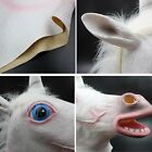 Horse Head Mask Female Latex Prop Animal Cosplay Costume Party Halloween