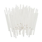 200pcs Cake Pop Sticks White Paper Stick Lolly Lollipop Candy Party - 15cm Long