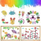 Large Rainbow Ink Pad 8Color Colour Giant 18cm For Stamps Craft Cards AU
