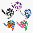 Braid Mobile Phone Lanyard Strap Hanging Neck Strap With Free Metal Patch OZ