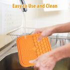 Silicone Dog Pet Lick Mat Pad Boredom Buster Slow Feeder Bath Grooming Helper AU