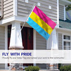 Pansexual Large Flag 90x150cm Trans Pride LGBT Lesbian Gay Rainbow Mardi Gras AU