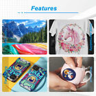 100x A4 T-shirt Heat Transfer Paper Inkjet Printer Print For Non-cotton T-shirt