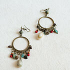 Bohemian Geometric Dreamcatcher Tassel Earrings Stylish Women's Fashion Jewelry