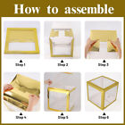 4Pcs/Set Balloon BABY Box Cube Clear Boxes Birthday Baby Shower Party Gift AU