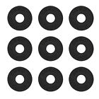 2PCS Guitar Strap Locks Blocks Anti Slip For Acoustic Electric Guitar Bass Black