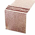 30x180cm Rose Gold Sequin Table Runner Wedding Event Party Bling Decorat Sashes