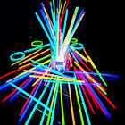100-1000 Mixed Colour Glow Sticks Bracelets Party Glow In the Dark Glowsticks AU