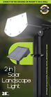 31cm 2-in-1 Solar Landscape Outdoor Garden Patio LED Light