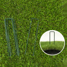 50PCS Synthetic Artificial Grass Turf Pins U Shaped Fastening Pegs Lawn Weed Mat